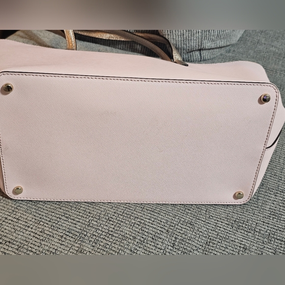 Kate Spade Light Pink Tote with Gold Handles - Picture 6 of 7
